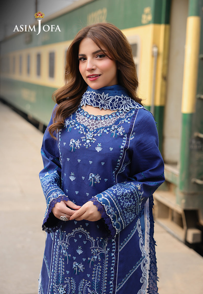 AJUBU-02 Embroidered Jacquard 3 Pcs