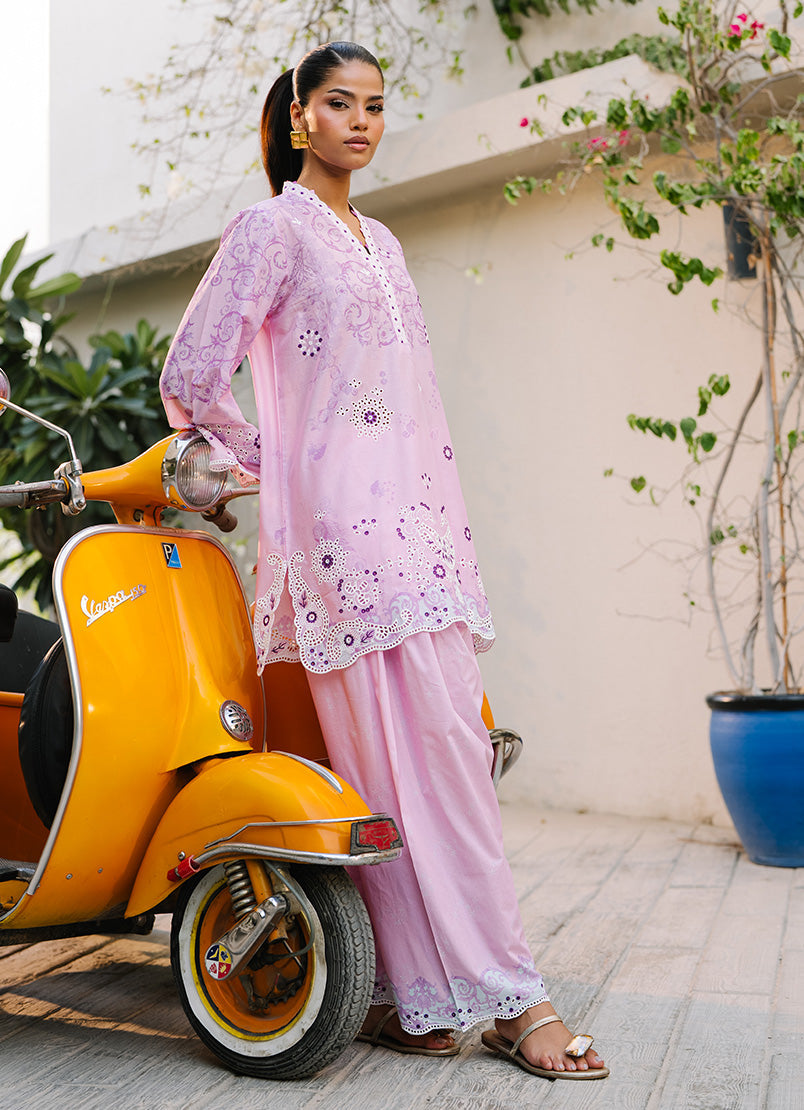 Printed Embroidered CO-ORD Set - 17103201421020