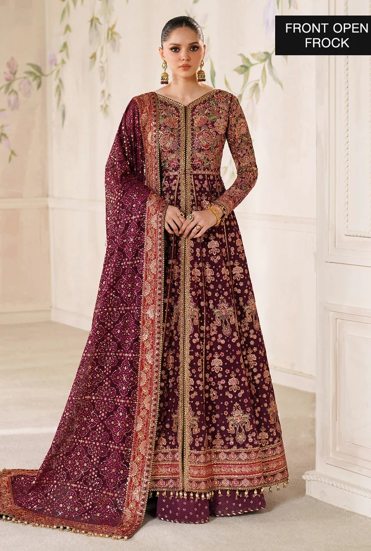 Baroque CH14-05 Luxury Chiffon Embroidered Unstitched 3Pc Suit PA-228