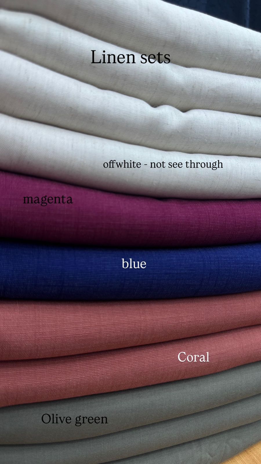 Linen sets