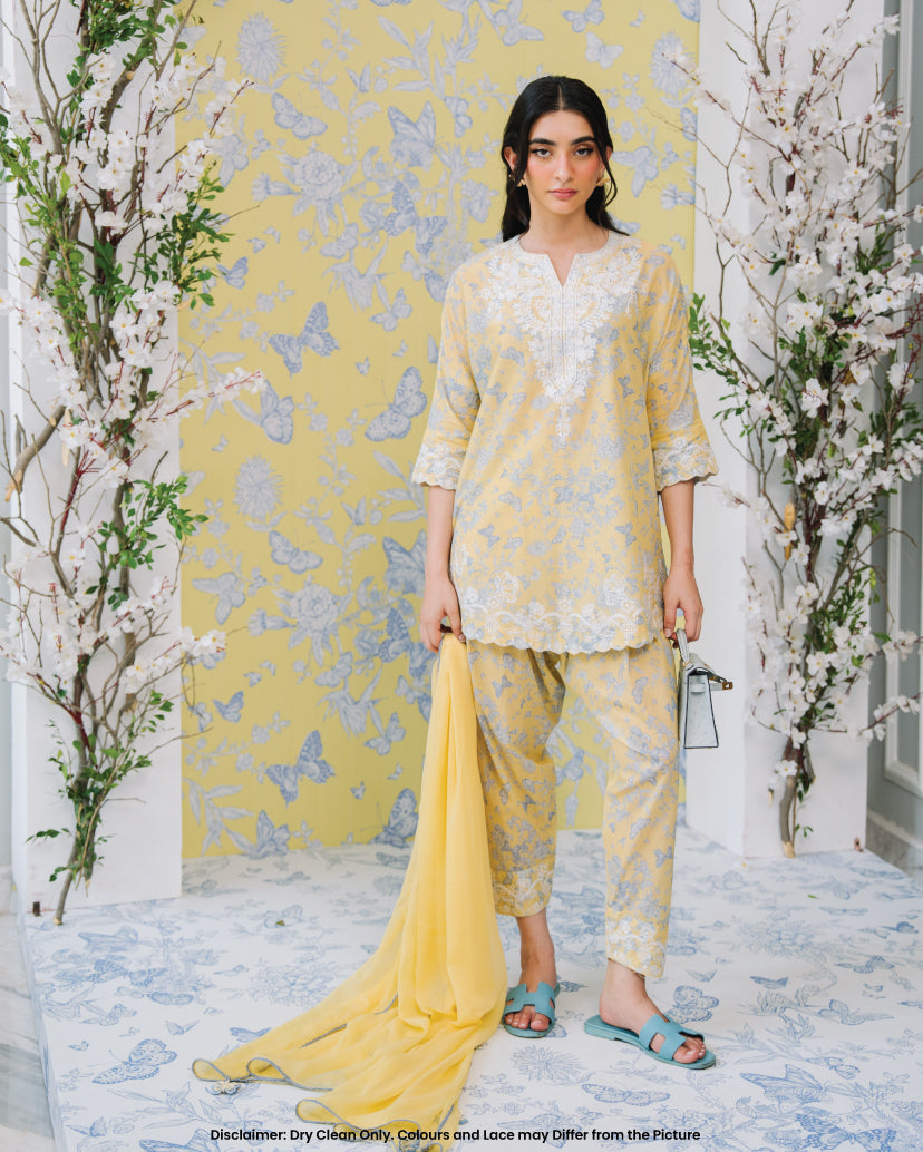 Lemon Cake dupatta