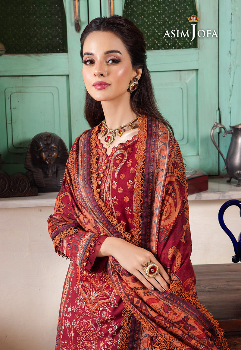 AJRW-26 DESIGNERS STITCHED PREMIUM WINTER COTTON 3 PCS
