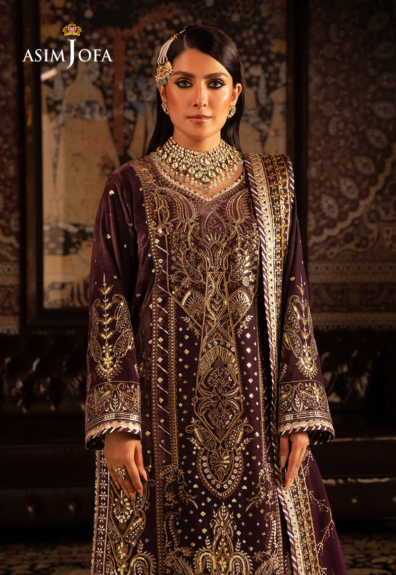 AJMMD-06 EMBROIDERED STITCHED 3 PCS