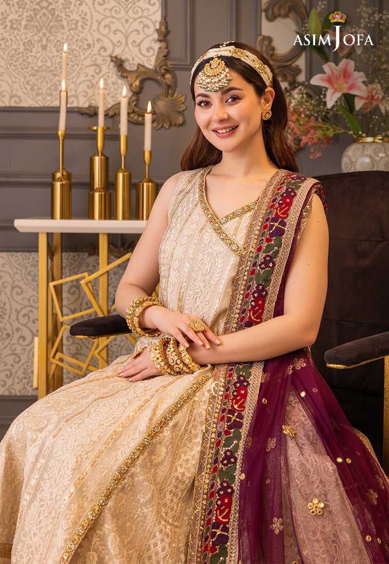 AJHJ-24 EMBROIDERED KHADDI NET 3 PCS