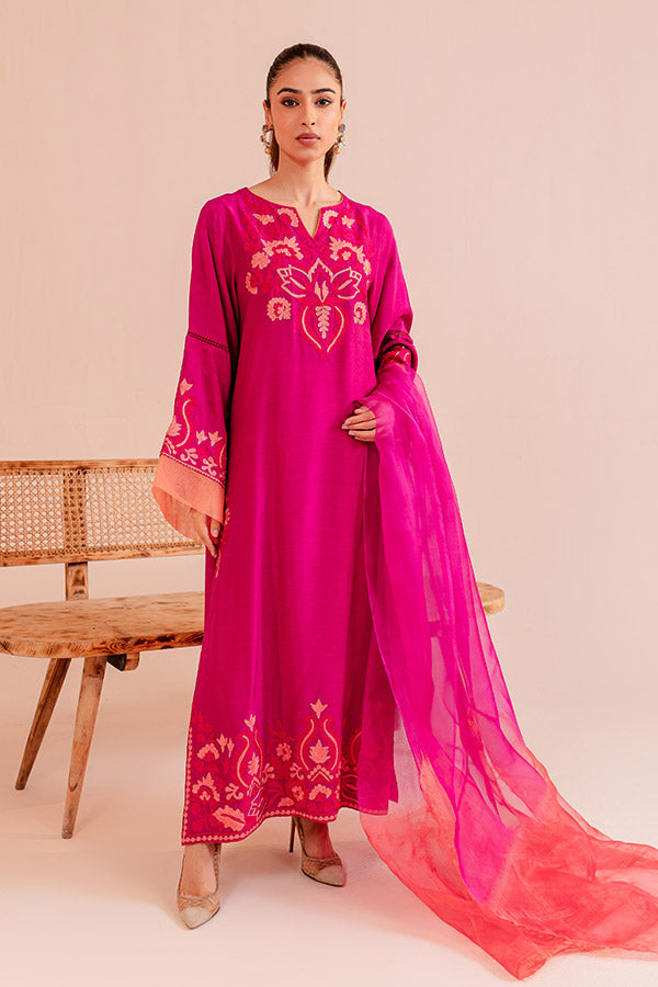 Soiree - Fuschia Silk Soiree