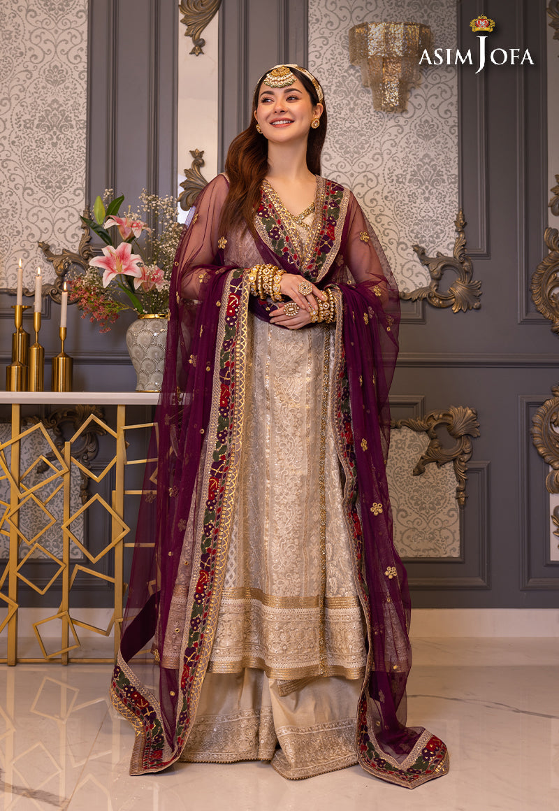 AJHJ-24 EMBROIDERED KHADDI NET 3 PCS