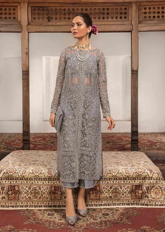 Chandi Style — Mairaz Silver Grey Three-Piece Suit