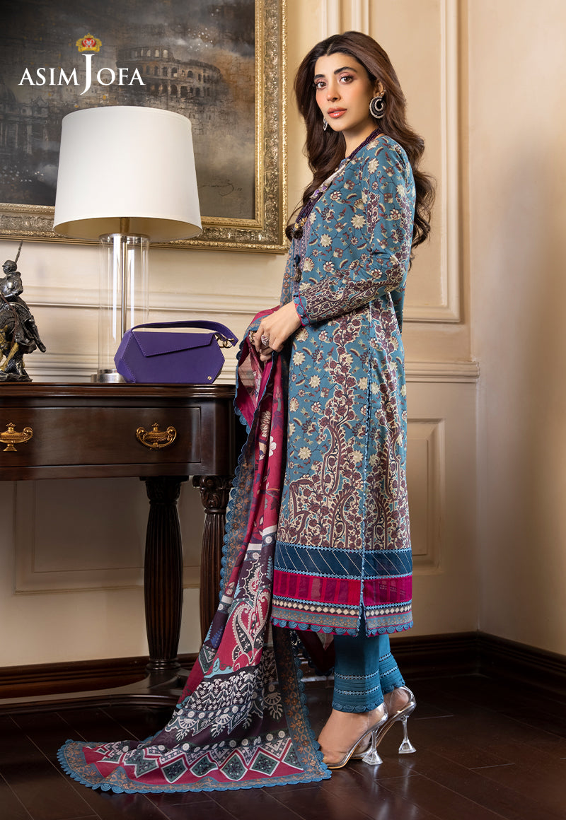 AJS-27 PRINTED LAWN 2 PCS