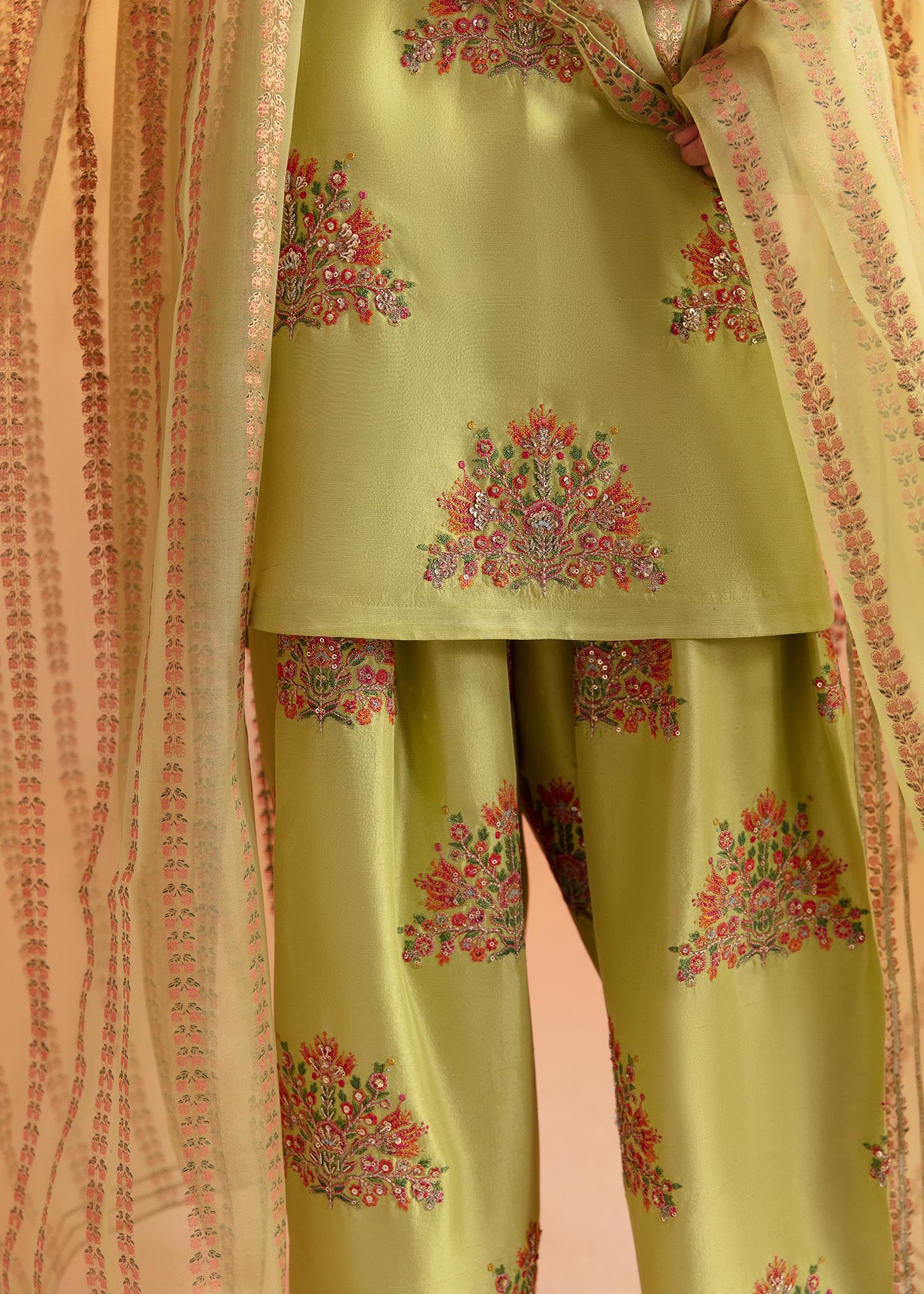 Platain Dupatta - Ready to ship