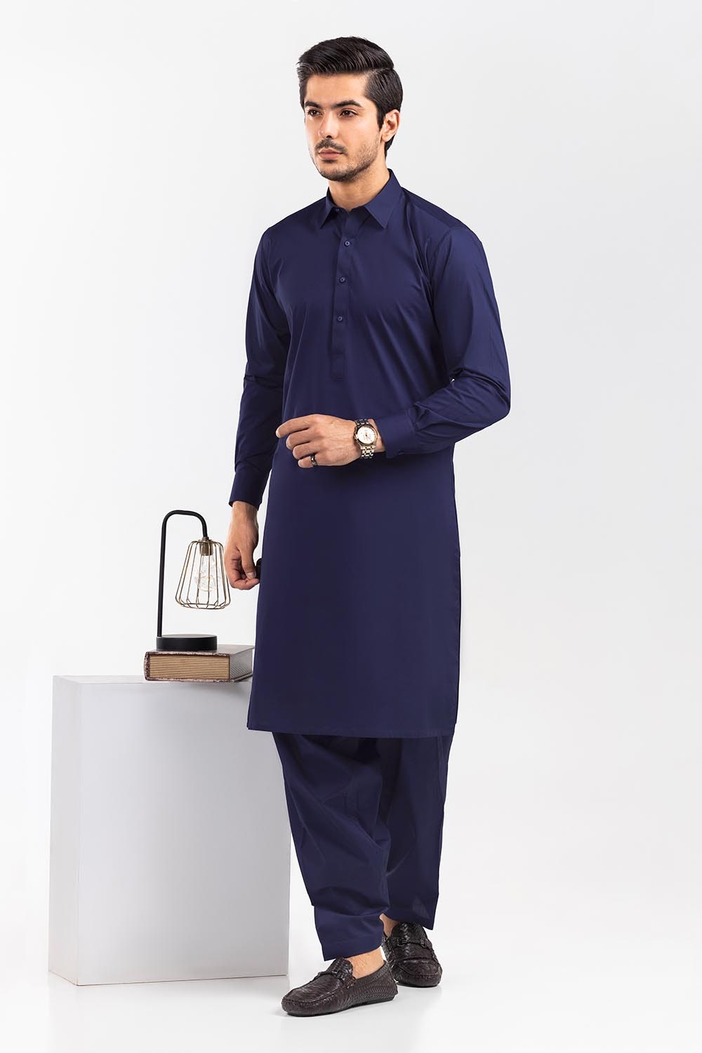 Titanium Latha Unstitched Fabric Cotton-Lf