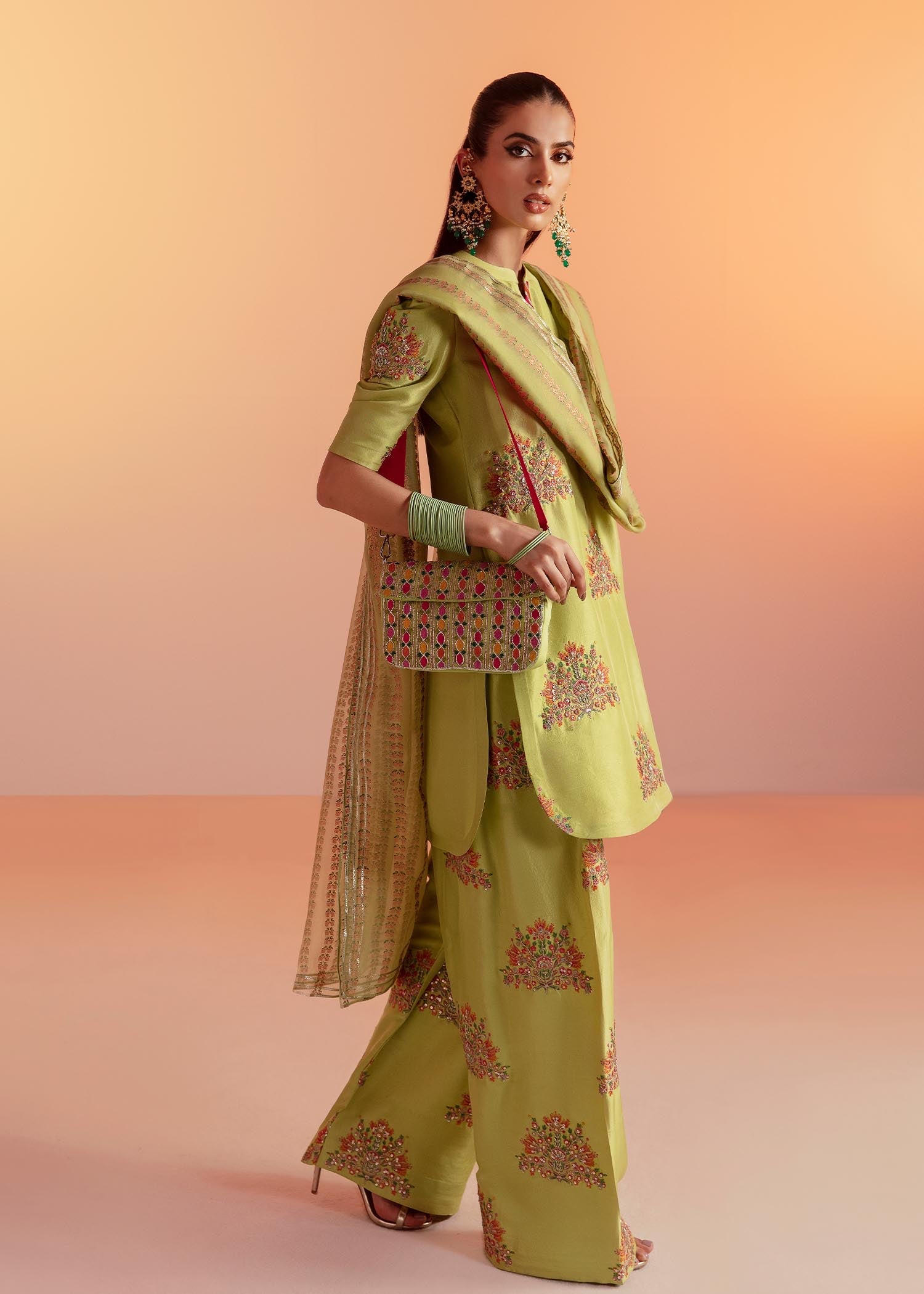 Platain Dupatta - Ready to ship