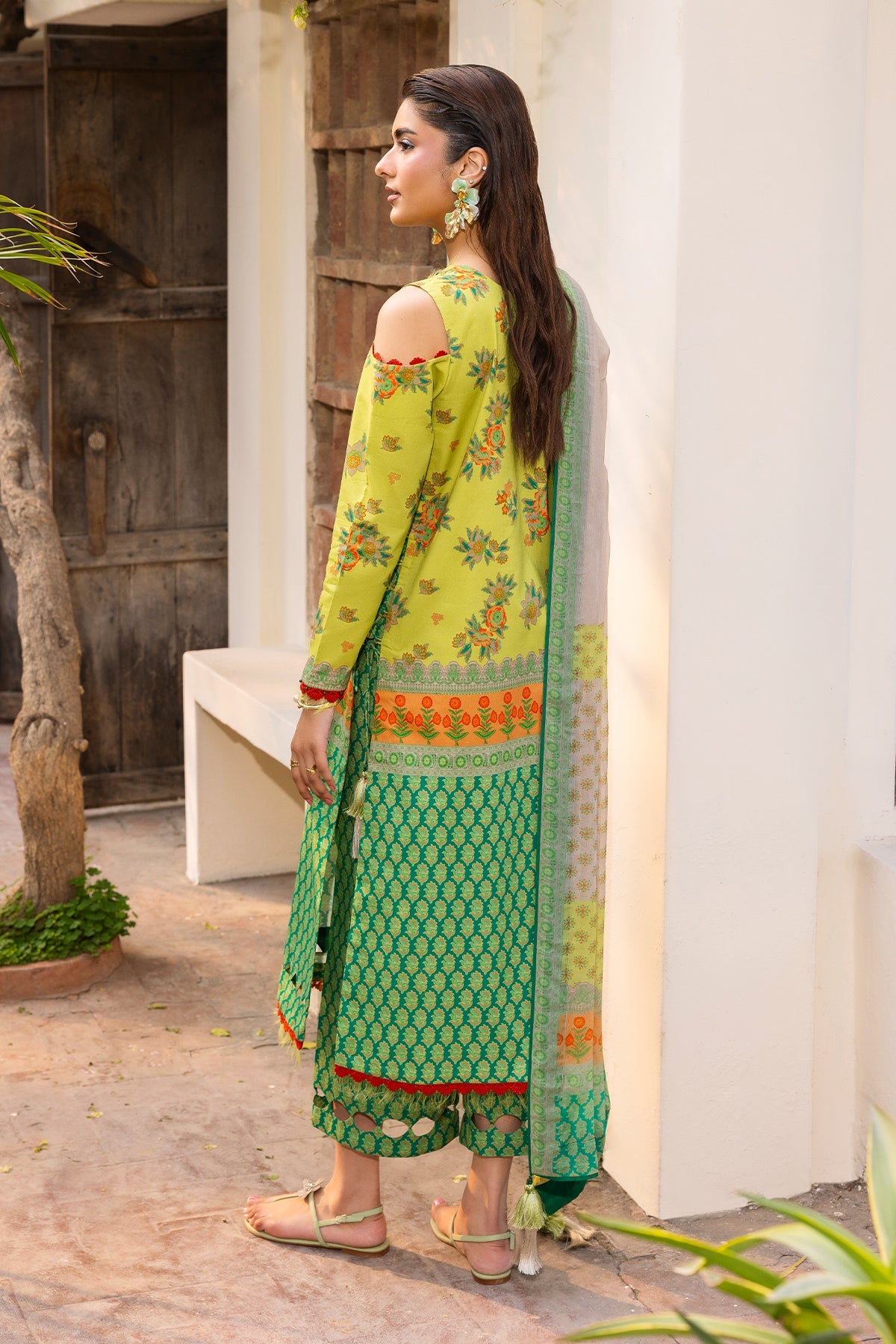 3-PC Unstitched Printed Lawn CP6-08