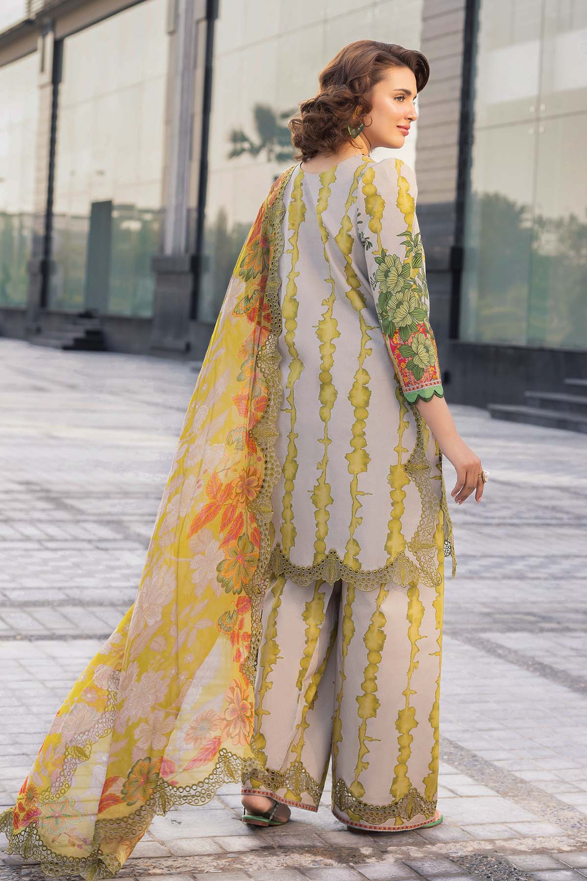 3-PC Stitched Embroidered Lawn SLC27-13P