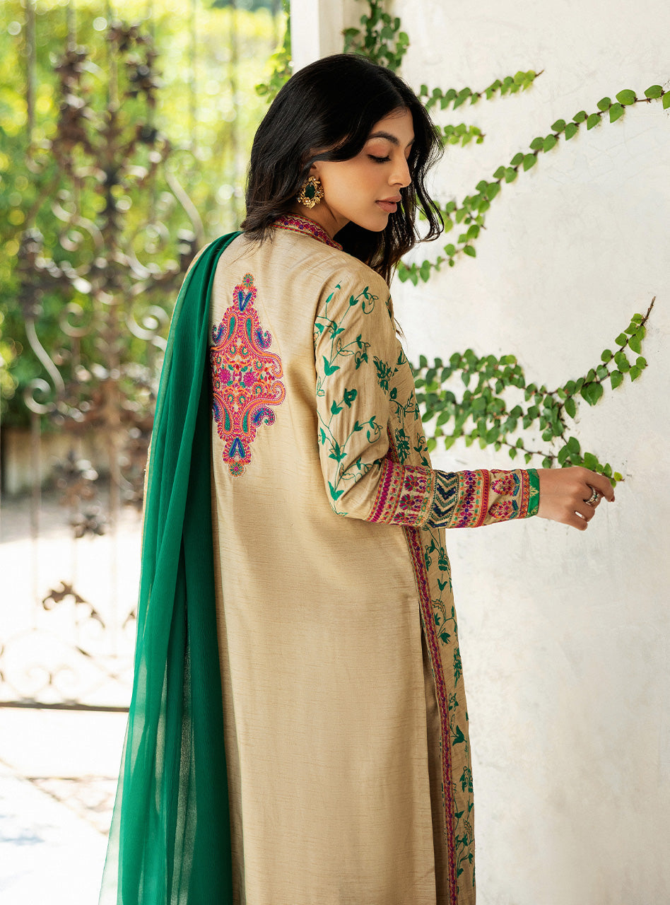 Jade Paradise Kashmiri Embroidery