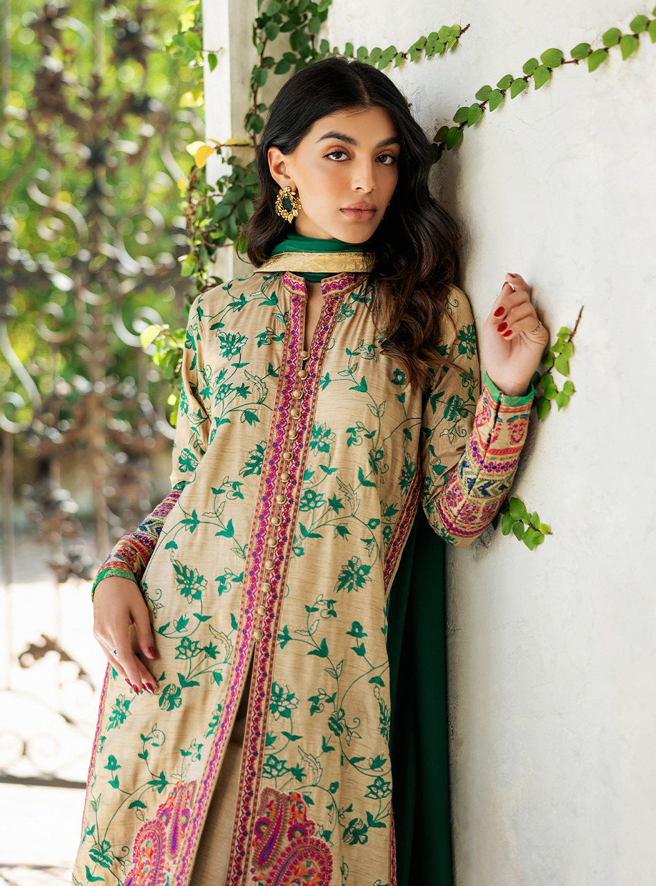 Jade Paradise Kashmiri Embroidery