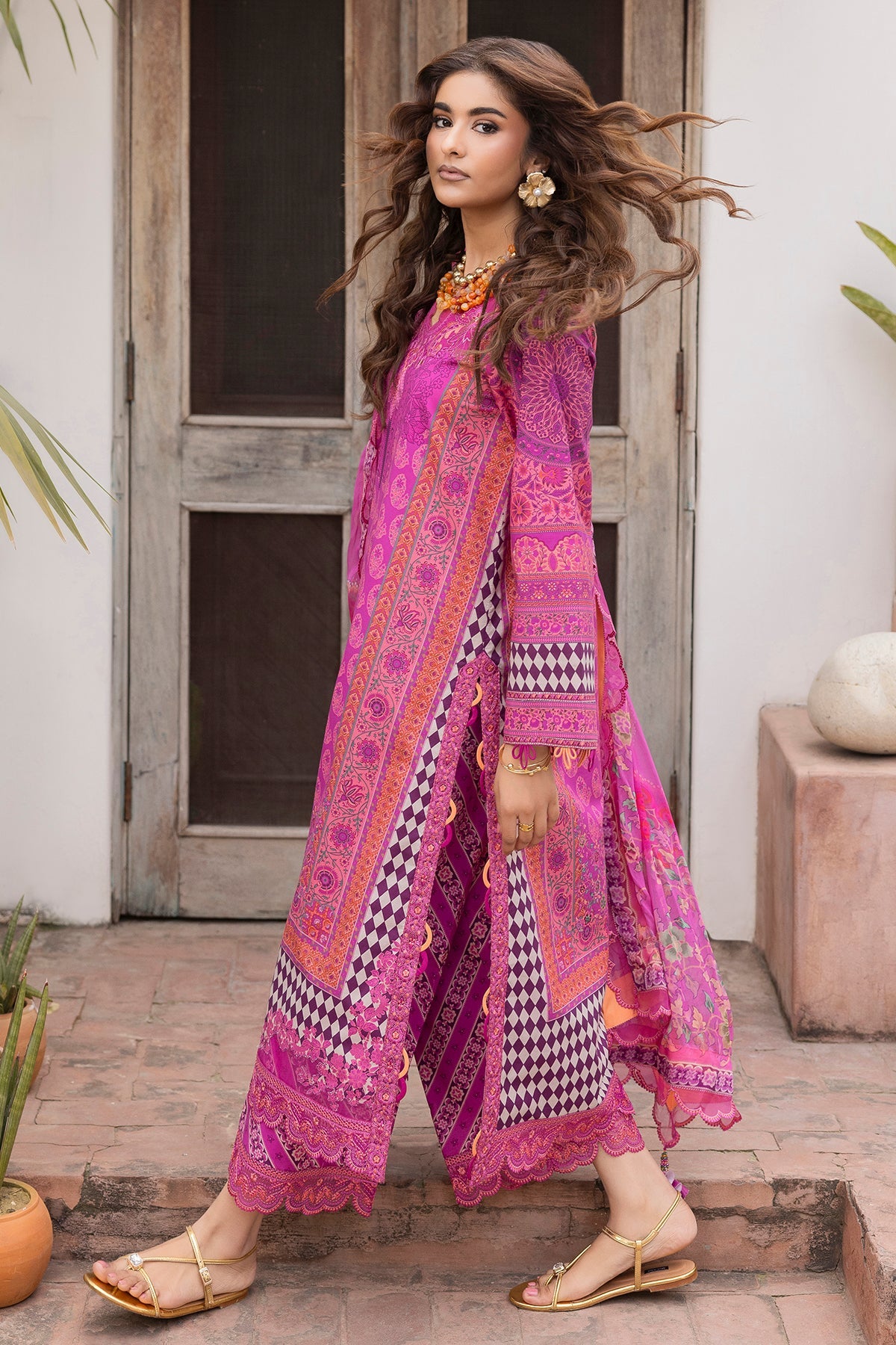 3-PC Unstitched Lawn Collection CAD6-09