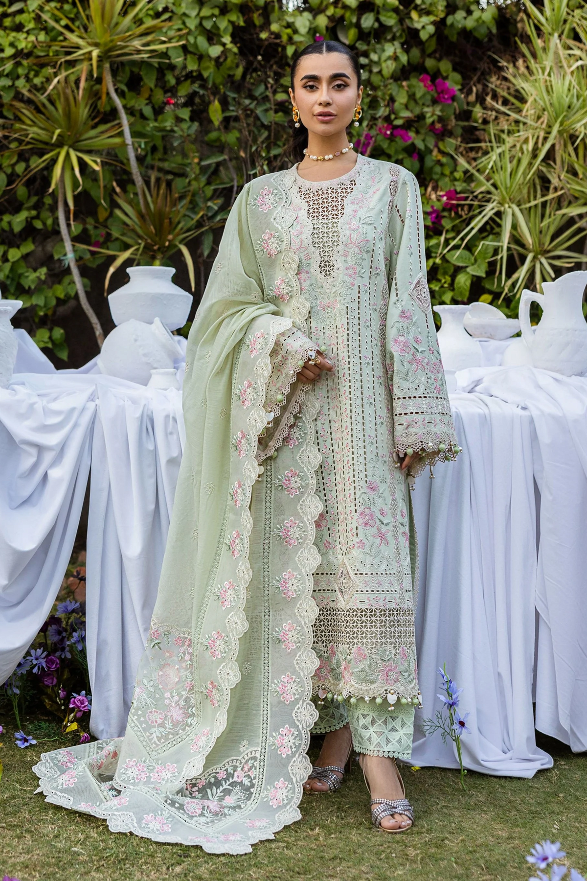 Akbar Aslam Luxury Lawn Collection Unstitched 3 Pc Marais