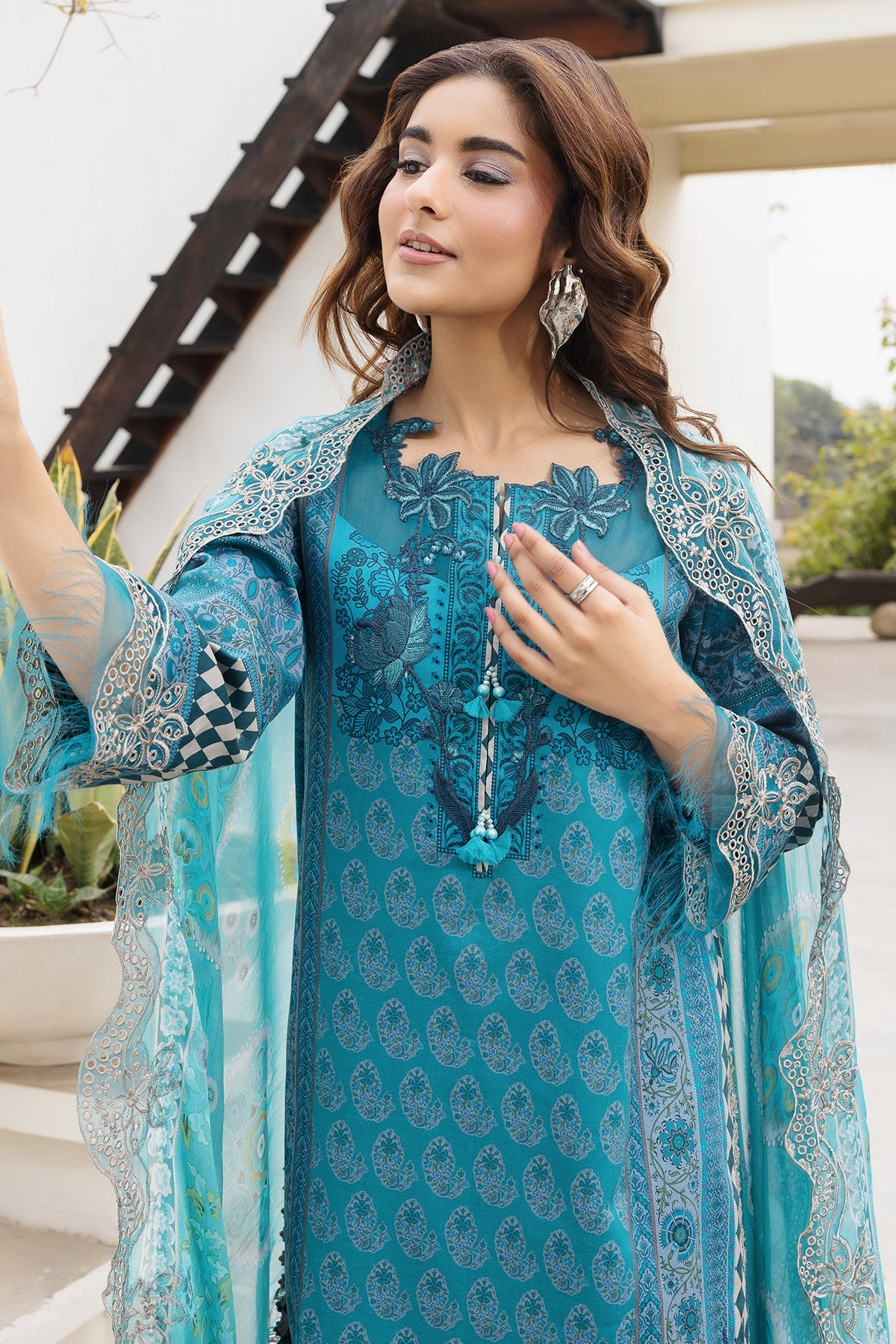 3-PC Stitched Embroidered Lawn CC6-24P