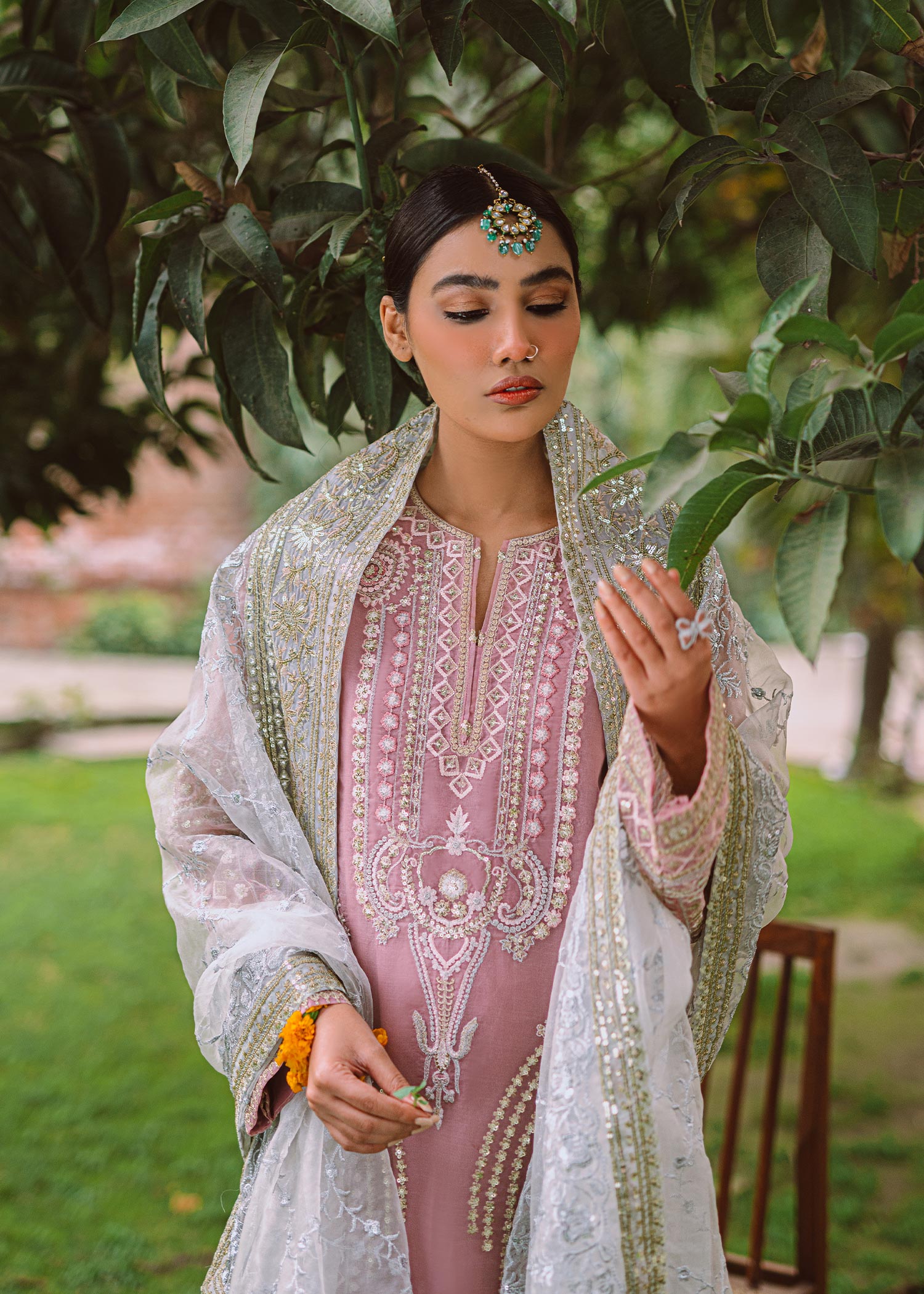 Embroidered Cotton Kurta