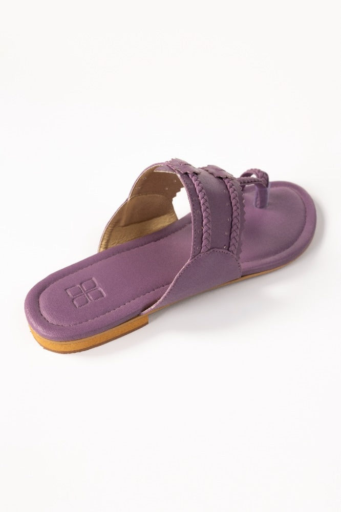 Purple Kolhapuri