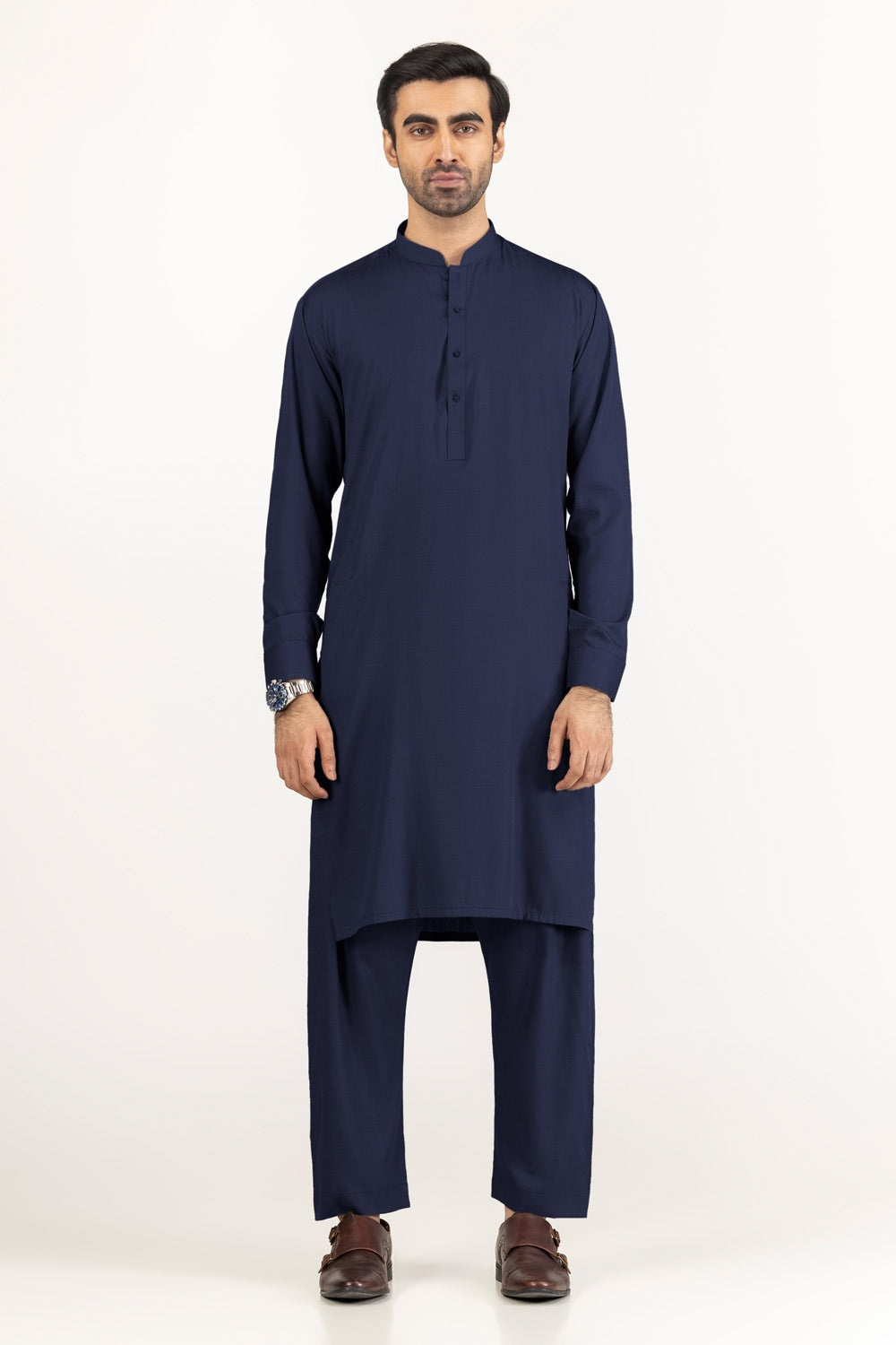 Gini Gold Unstitched Fabric Blended