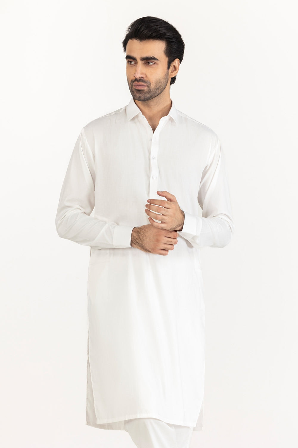 Gini Gold Unstitched Fabric Blended
