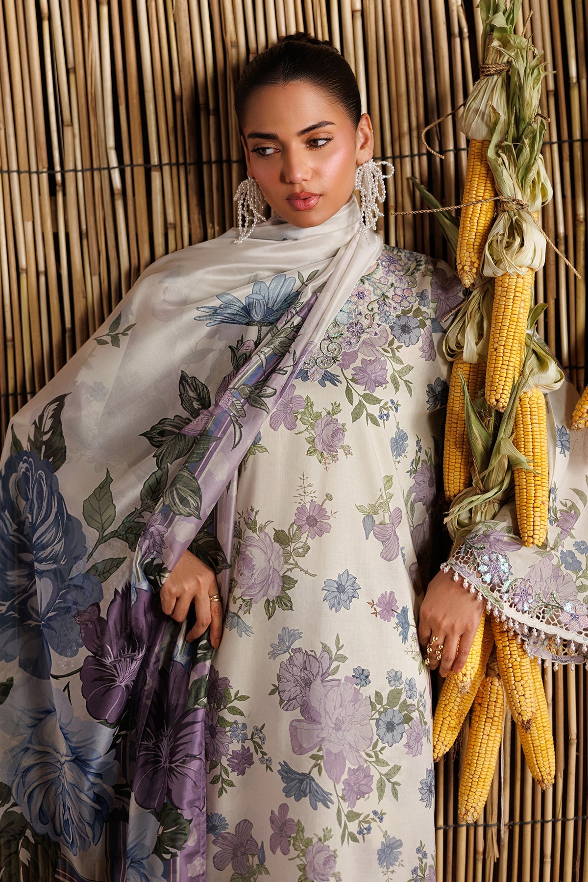 EMBROIDERED LAWN SF-4528