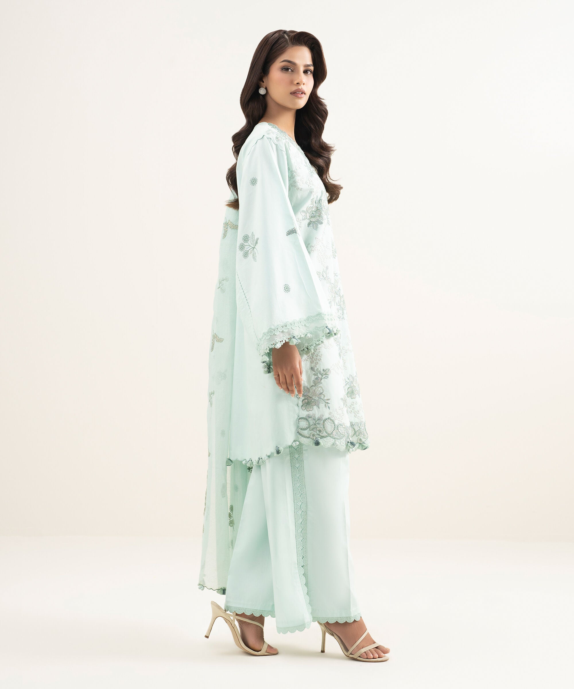 3 Piece - Embroidered Lawn Suit