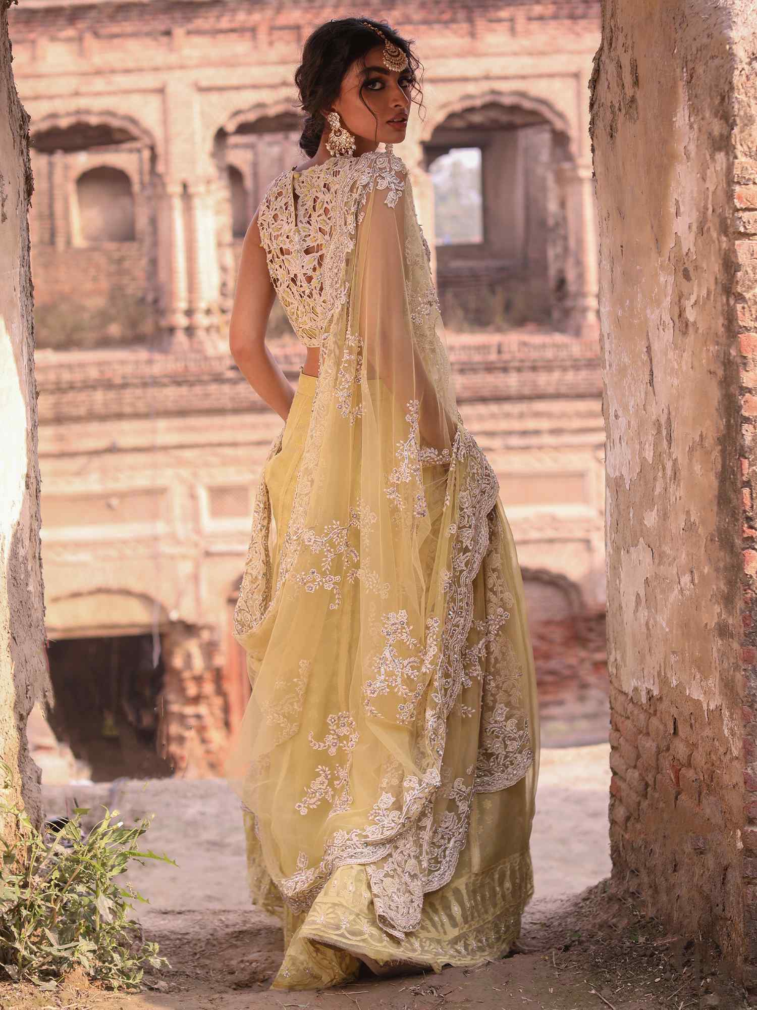 Blouse, Lehenga & Dupatta