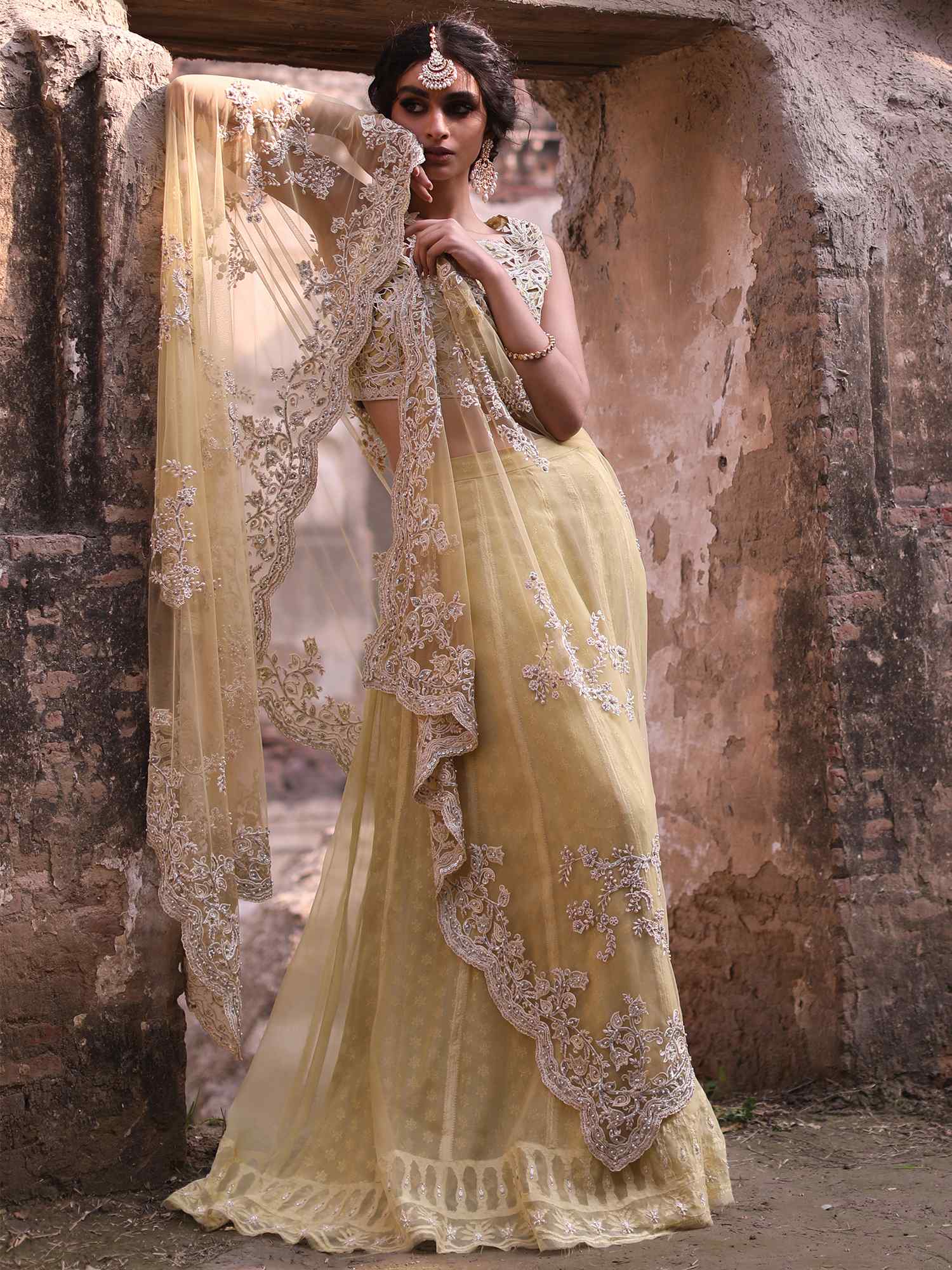 Blouse, Lehenga & Dupatta