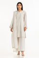3PC Cotton Net Embroidered Suit