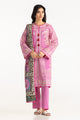 3Pc Dobby Printed Suit