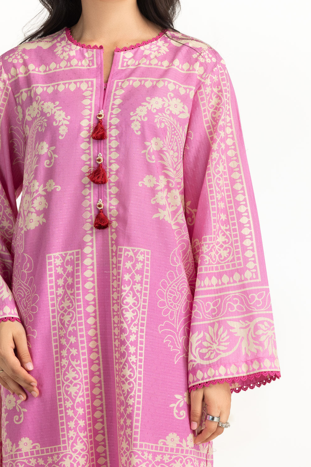 3PC Dobby Printed Suit