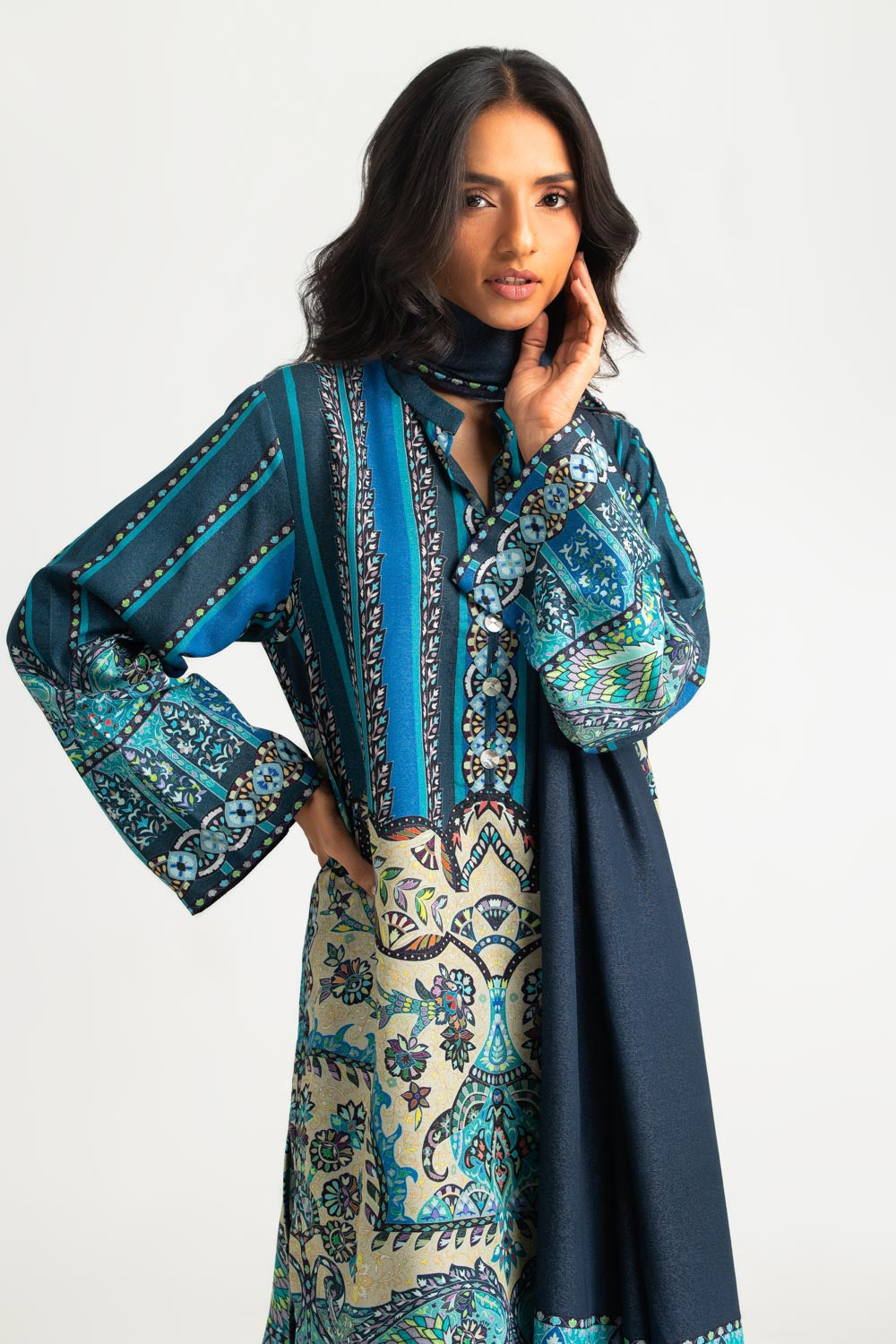 3PC Karandi Printed Suit