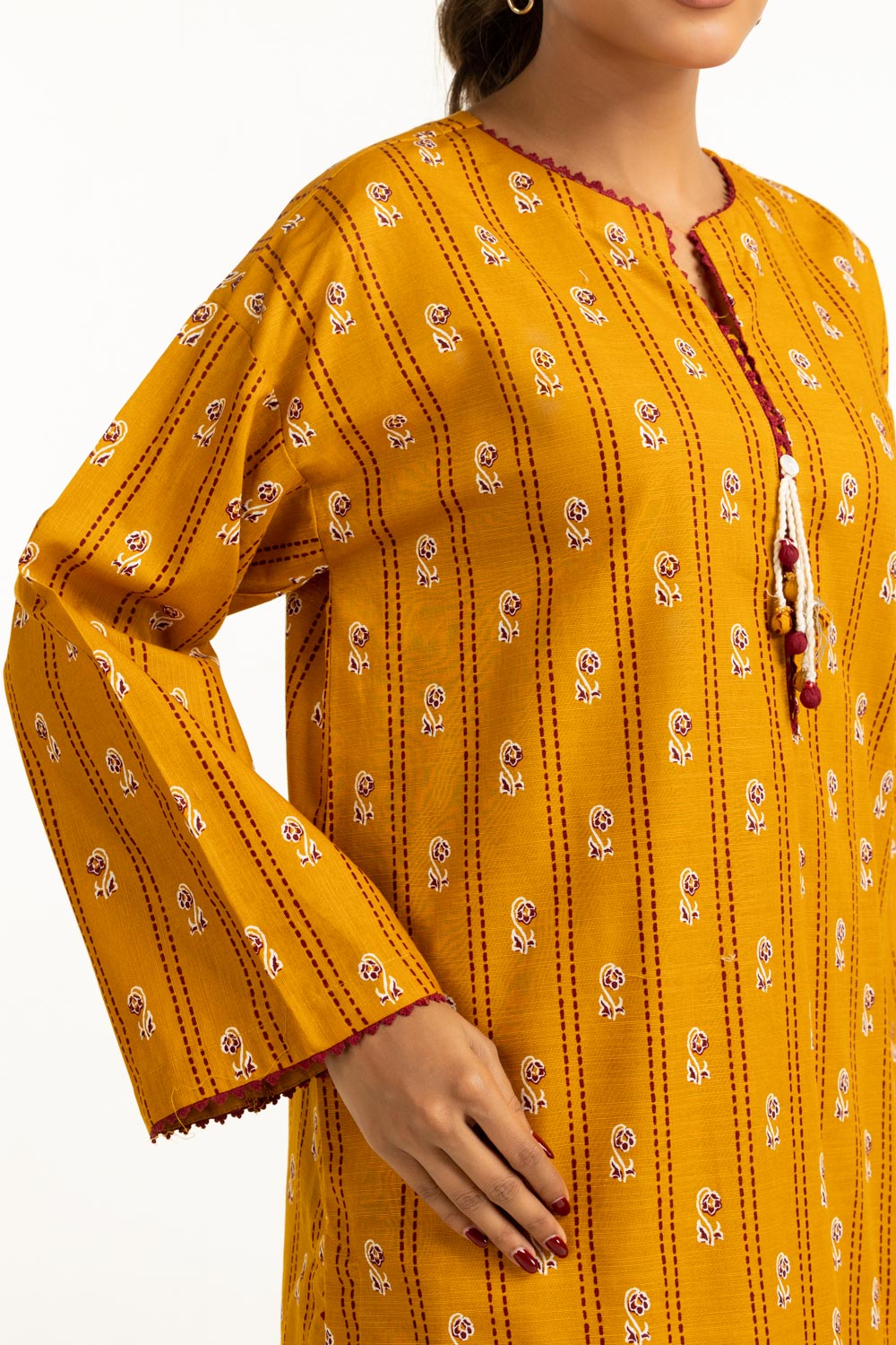 3PC Khaddar Printed Suit