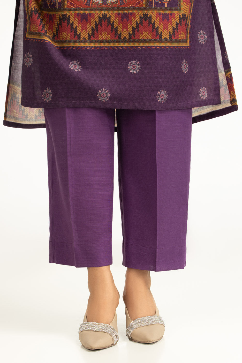 3PC Khaddar Printed Suit