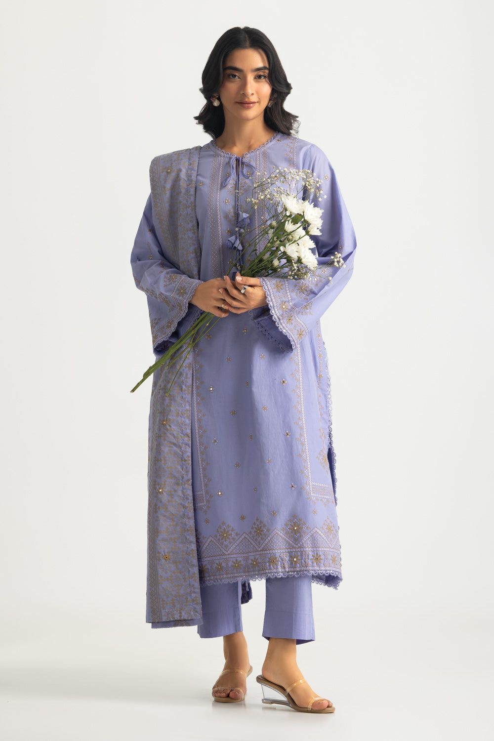 3PC Lawn Embroidered Suit - W-AP-26-487520