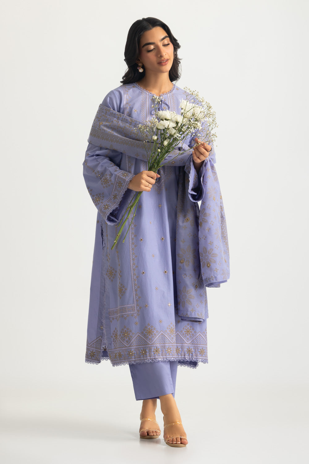 3PC Lawn Embroidered Suit - W-AP-26-487520