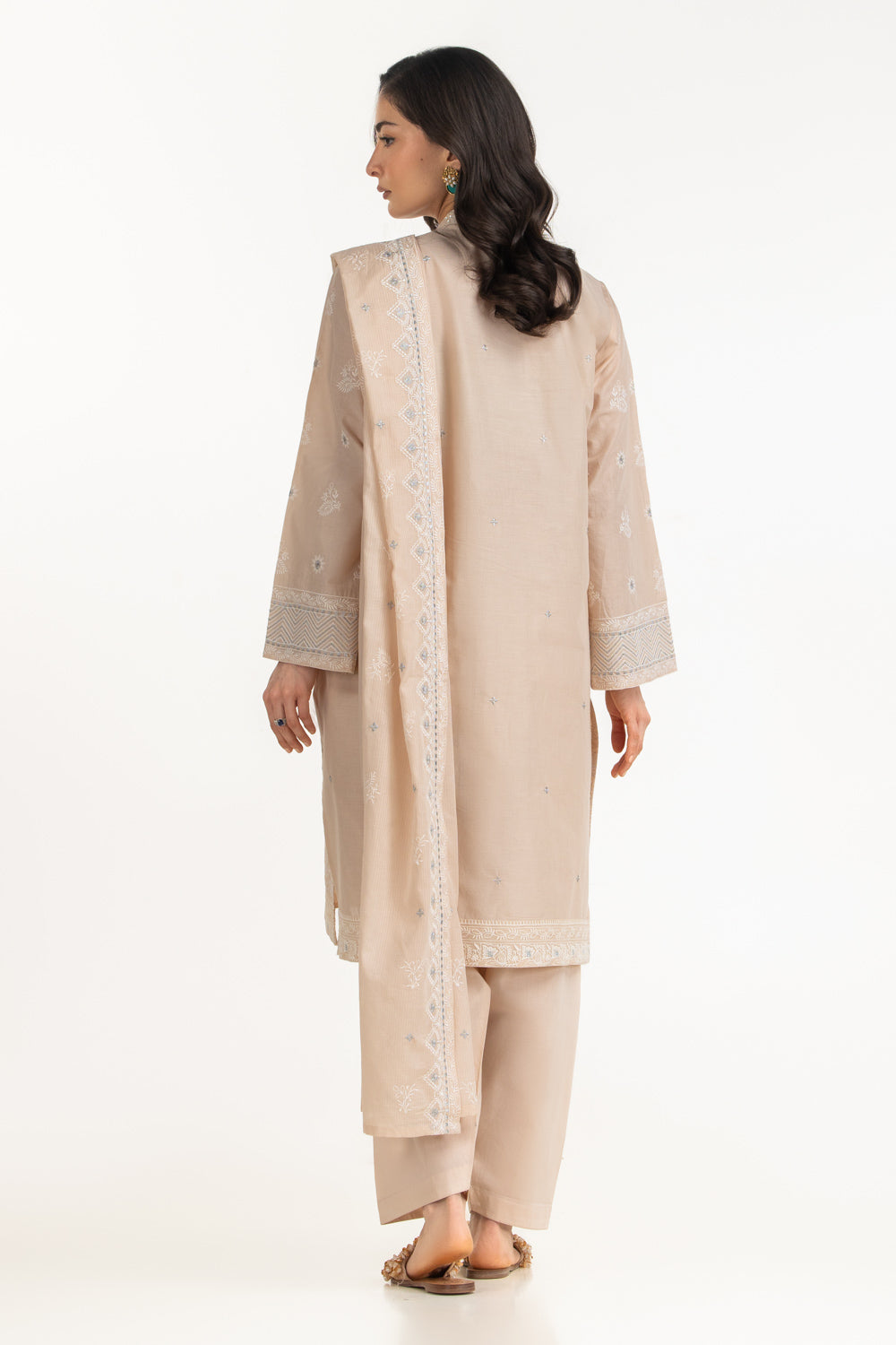 3PC Lawn Embroidered Suit
