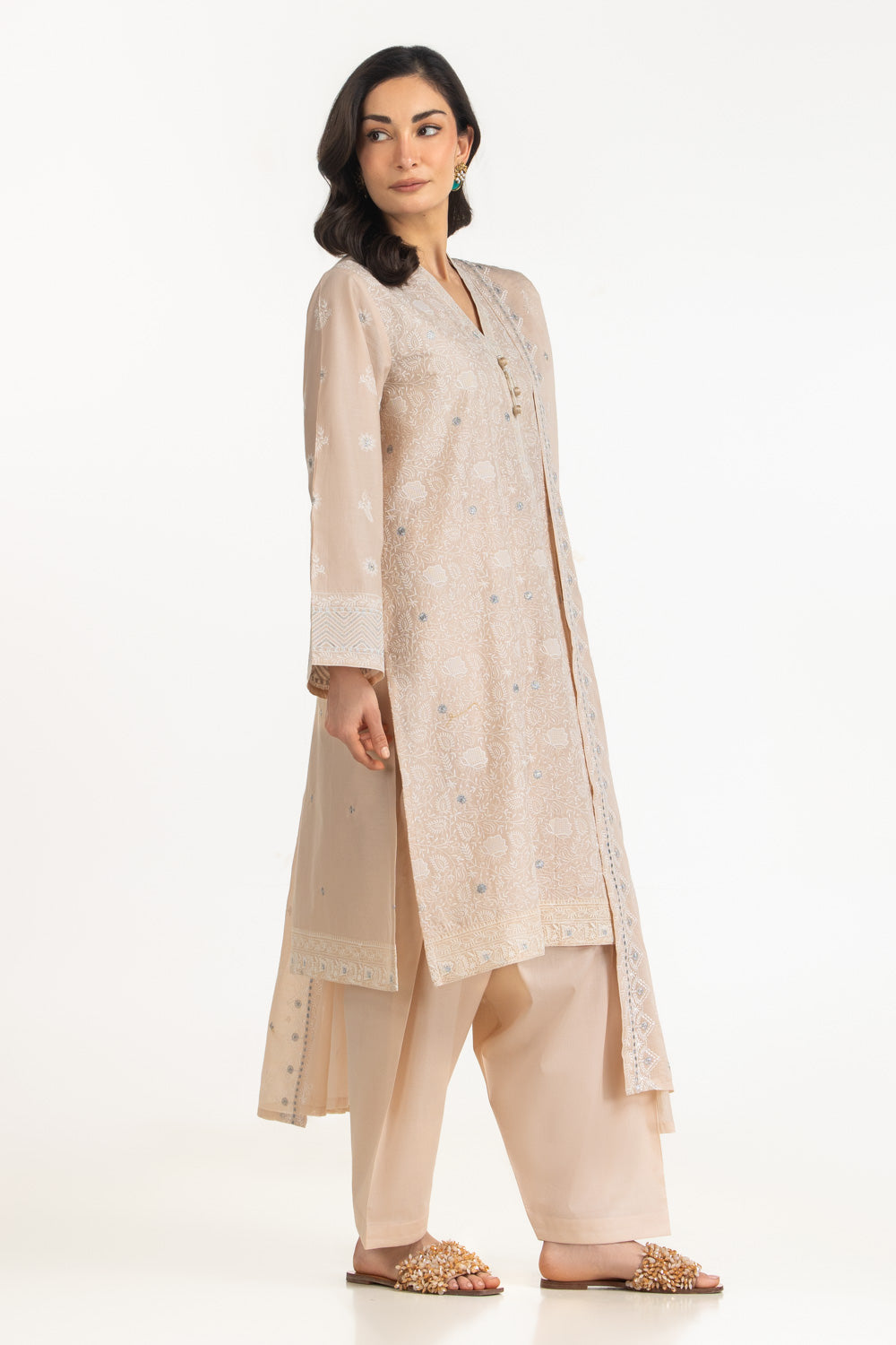3PC Lawn Embroidered Suit
