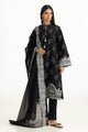 3Pc Lawn Lacquer Printed Suit With Embroidered