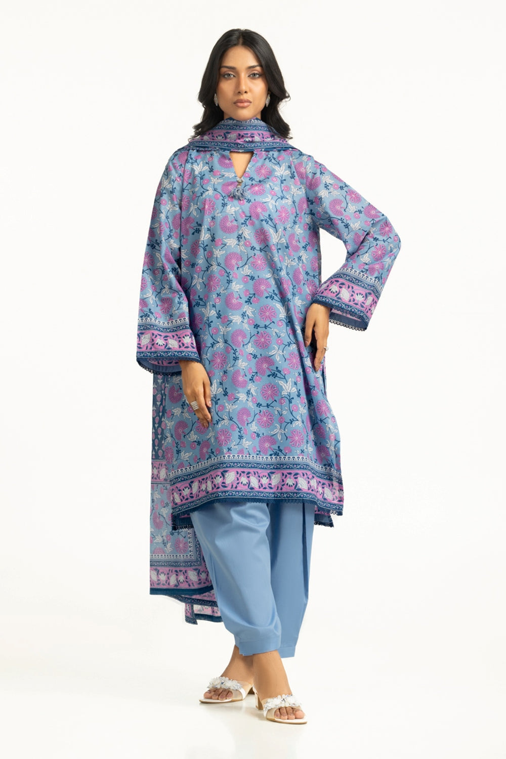 3PC Lawn Printed Suit