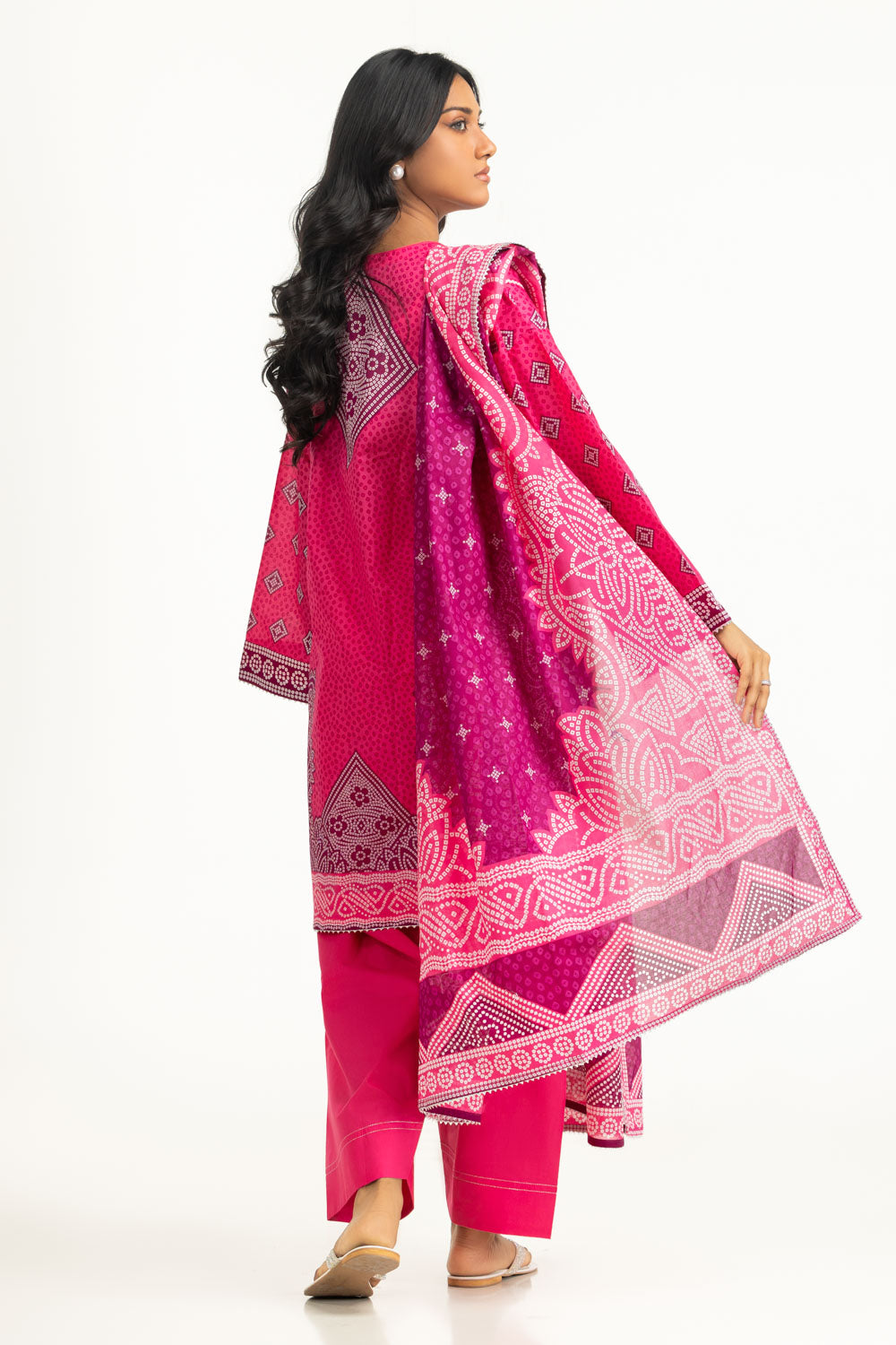 3Pc Lawn Printed Suit