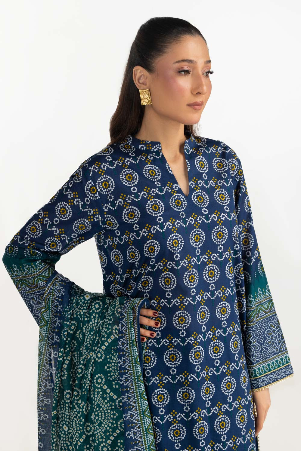 3Pc Lawn Printed Suit