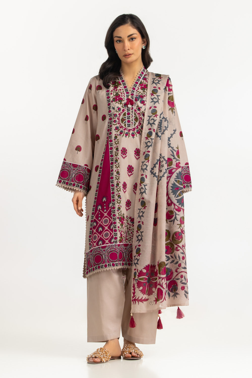 3PC Lawn Printed Suit