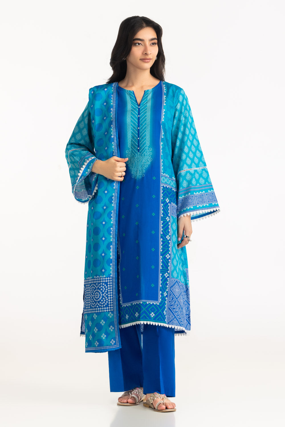 3PC Lawn Printed Suit