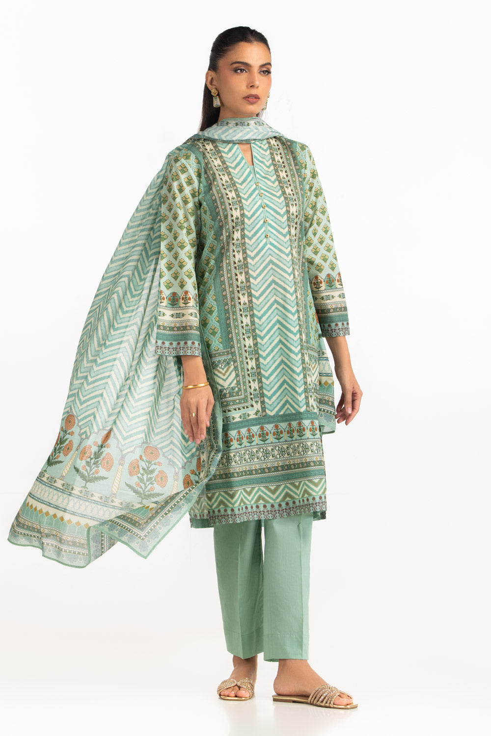 3PC Lawn Printed Suit