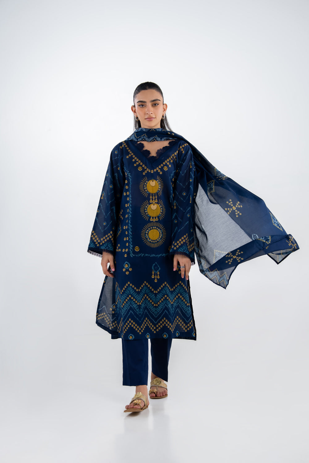 3Pc Lawn Printed Suit