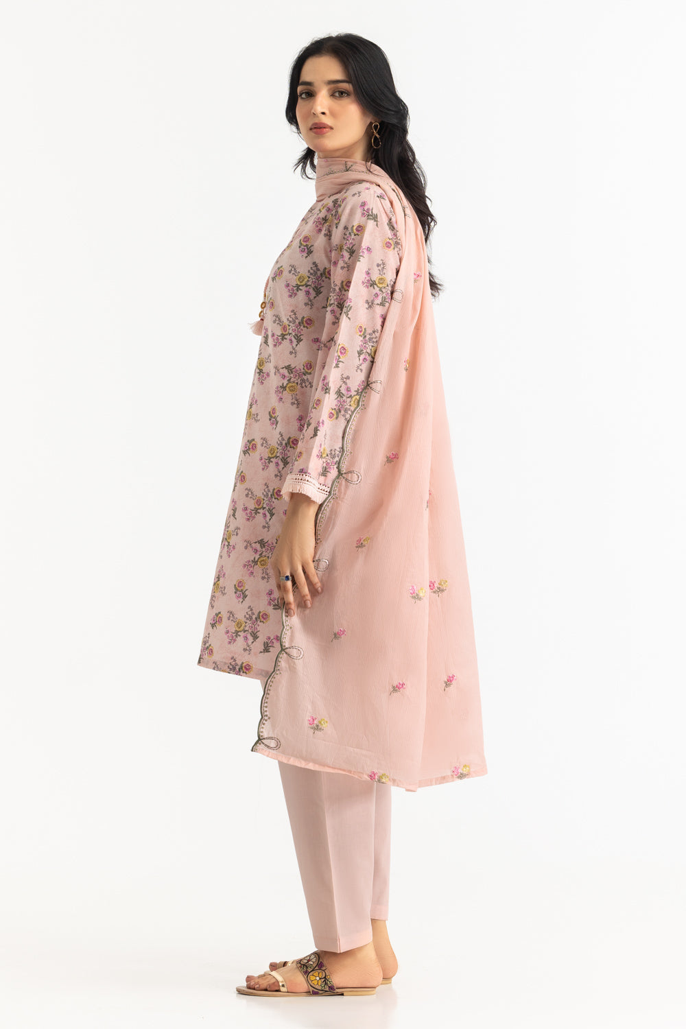 3Pc Lawn Printed Suit
