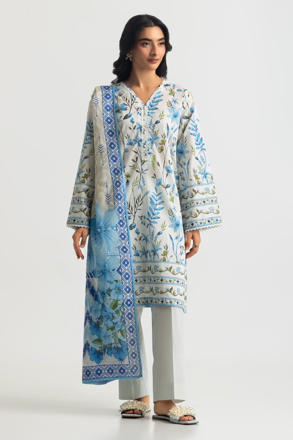 3PC Lawn Printed Suit